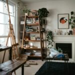 Living room during a home renovation, illustrating the stages of a planned interior project